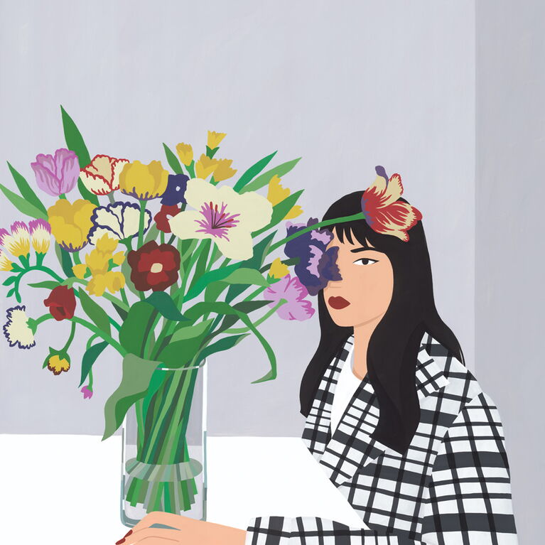 The flowers between us