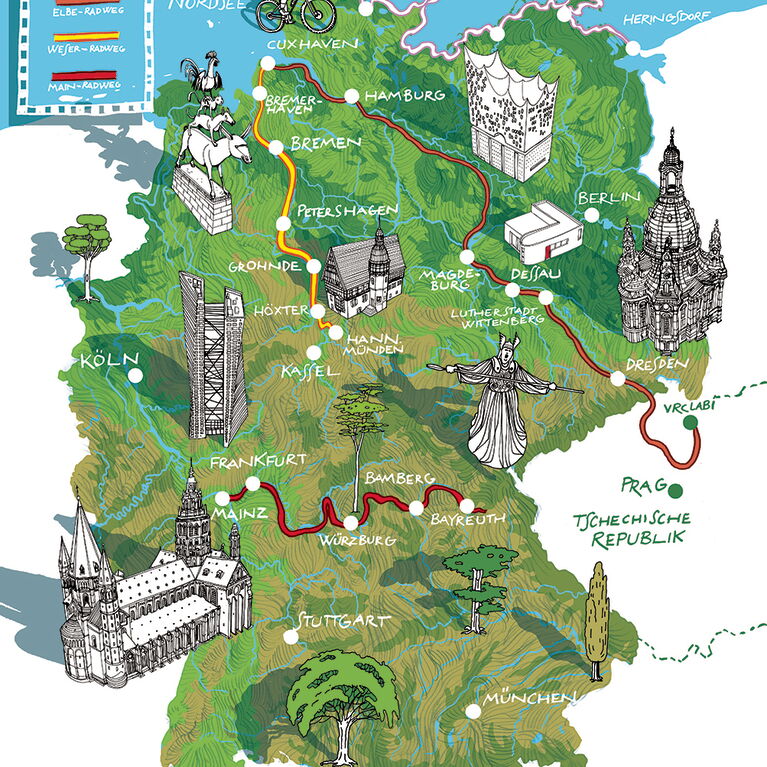 Map Cycling Tours