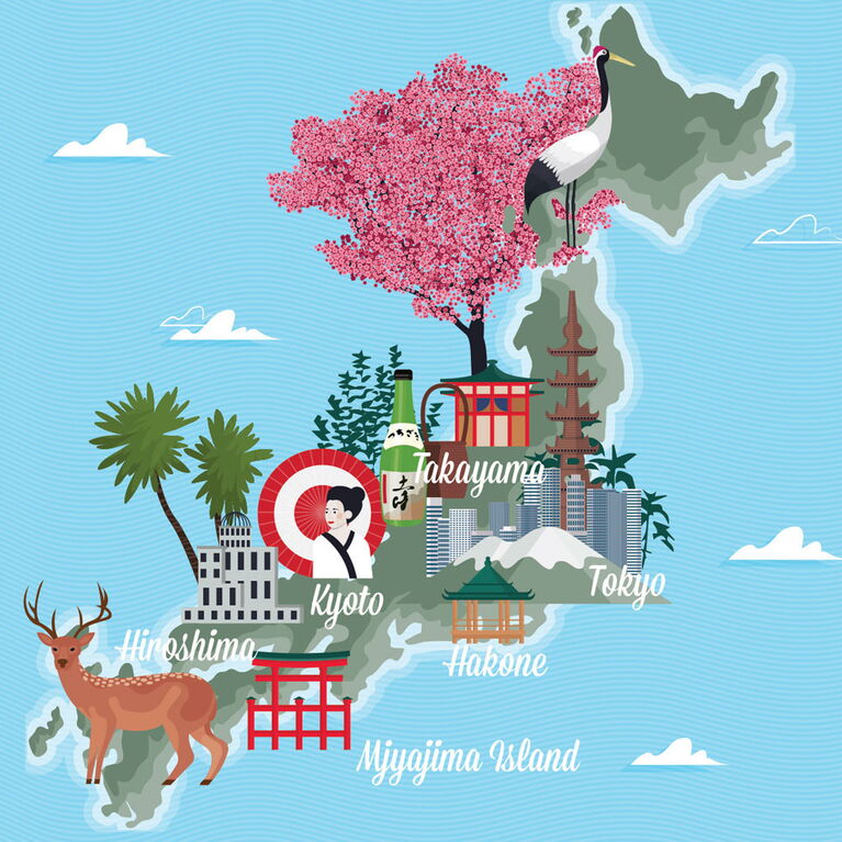 Map Japan
